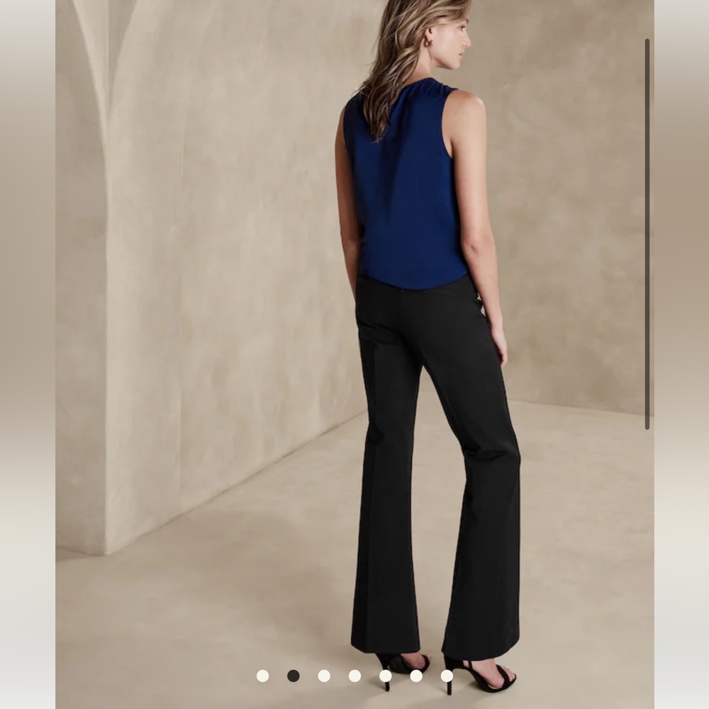 Banana Republic Factory Sloan Bootcut Pant - Plateau Beige Camel - Picture 4 of 9
